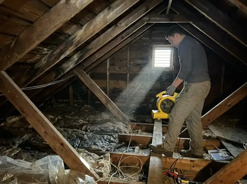 attic-water-damage-drying-proc-007 — frequently asked questions, Emergency Water Extraction & 24/7 Flood Response in Minersv…
